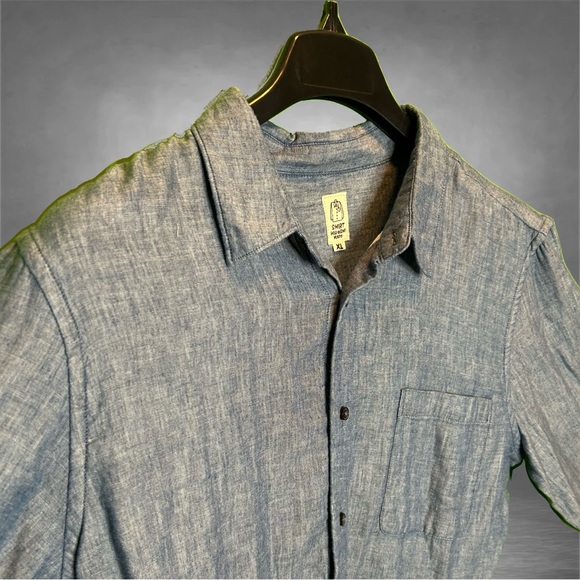 Hiroshi Kato Double Gauze Chambray shirt - Picture 2 of 5